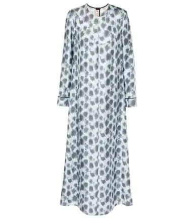 Marni Printed silk maxi dress | Thumbnail 1