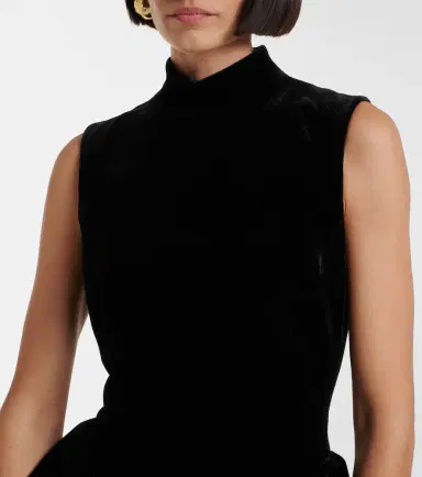 RASARIO Velvet midi dress | Thumbnail 2 RASARIO Velvet midi dress | Thumbnail 2