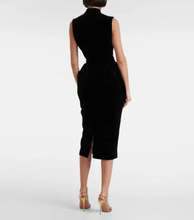 RASARIO Velvet midi dress | Thumbnail 5 RASARIO Velvet midi dress | Thumbnail 5