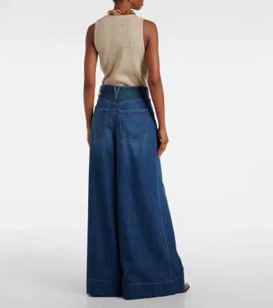 Veronica Beard Haizley wide-leg jeans | Thumbnail 3