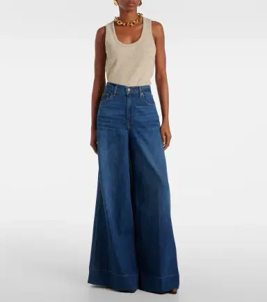 Veronica Beard Haizley wide-leg jeans | Thumbnail 5
