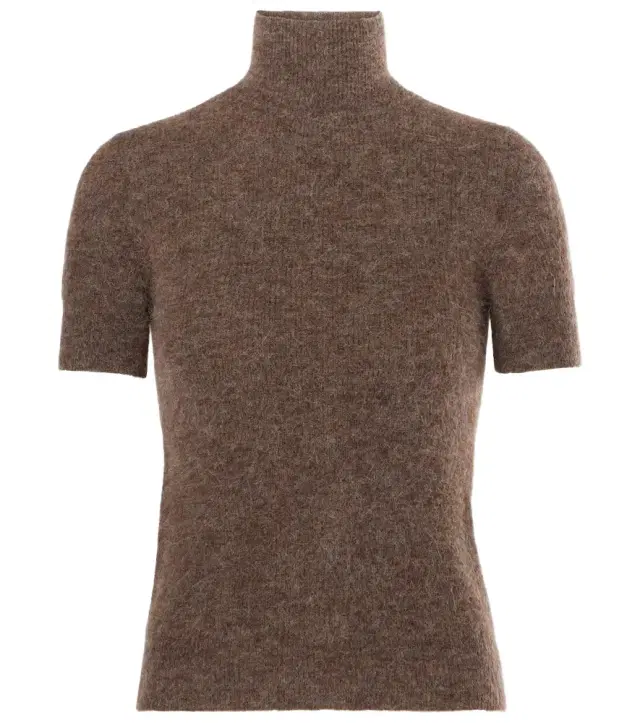 Ralph Lauren Collection Wool-blend turtleneck top