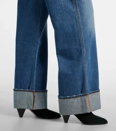 Veronica Beard Taylor high-rise wide-leg jeans | Thumbnail 5