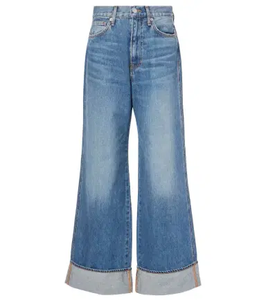 Veronica Beard Taylor high-rise wide-leg jeans | Thumbnail 1