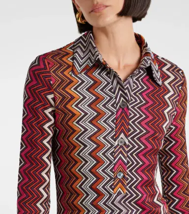 Missoni Zigzag shirt dress | Thumbnail 2