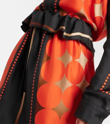 Khaite Lilila printed silk maxi skirt | Thumbnail 4