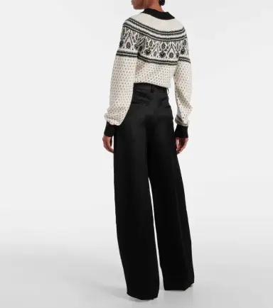 Khaite Marinta high-rise satin wide-leg pants | Thumbnail 3