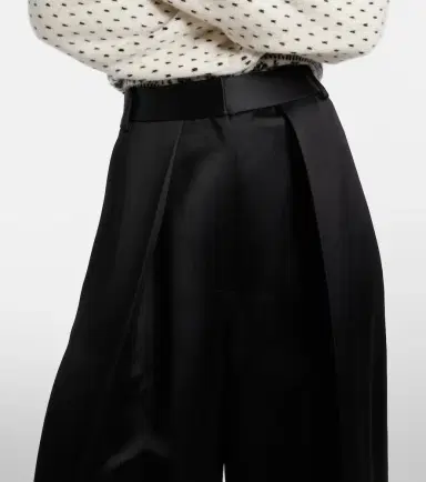 Khaite Marinta high-rise satin wide-leg pants | Thumbnail 4