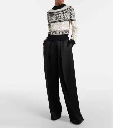 Khaite Marinta high-rise satin wide-leg pants | Thumbnail 5
