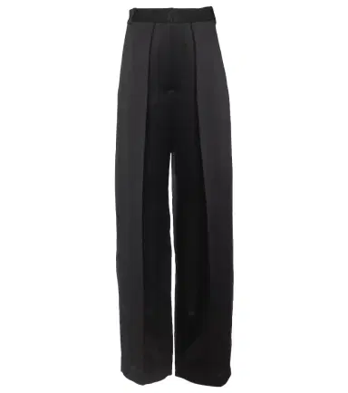 Khaite Marinta high-rise satin wide-leg pants | Thumbnail 1