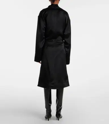 Toteme Paneled satin midi skirt | Thumbnail 3