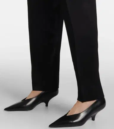 Toteme High-rise satin straight pants | Thumbnail 3 Toteme High-rise satin straight pants | Thumbnail 3