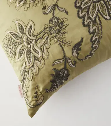 Etro Embroidered cotton satin cushion | Thumbnail 3