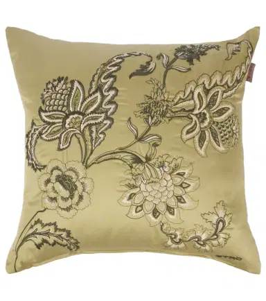 Etro Embroidered cotton satin cushion | Thumbnail 1