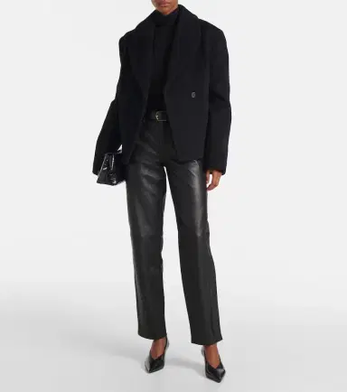 Toteme Cropped wool-blend peacoat | Thumbnail 2 Toteme Cropped wool-blend peacoat | Thumbnail 2