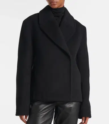Toteme Cropped wool-blend peacoat | Thumbnail 6 Toteme Cropped wool-blend peacoat | Thumbnail 6