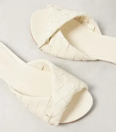 Bottega Veneta Blink Intrecciato leather slides | Thumbnail 3