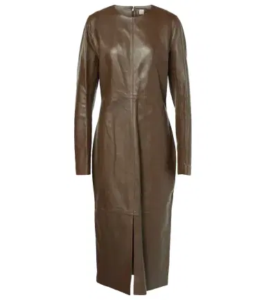 Toteme Paneled leather midi dress | Thumbnail 1