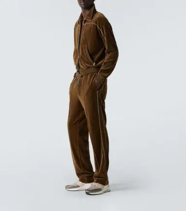 Tom Ford Cotton-blend velvet track jacket | Thumbnail 2 Tom Ford Cotton-blend velvet track jacket | Thumbnail 2