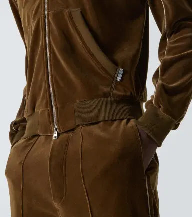 Tom Ford Cotton-blend velvet track jacket | Thumbnail 7 Tom Ford Cotton-blend velvet track jacket | Thumbnail 7