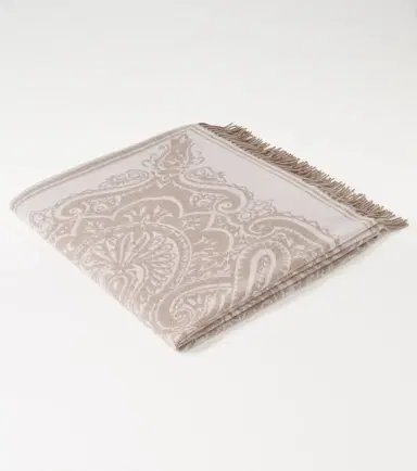 Etro Alocasia fringed wool throw | Thumbnail 6