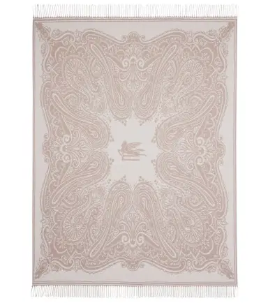 Etro Alocasia fringed wool throw | Thumbnail 1