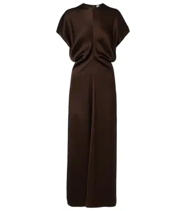 Toteme Draped satin maxi dress | Thumbnail 1