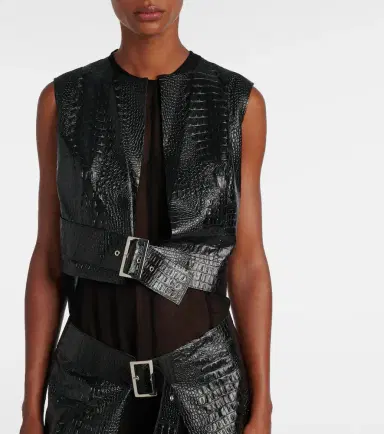 Junya Watanabe Snake-effect midi dress | Thumbnail 3 Junya Watanabe Snake-effect midi dress | Thumbnail 3
