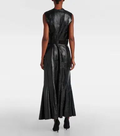 Junya Watanabe Snake-effect midi dress | Thumbnail 4 Junya Watanabe Snake-effect midi dress | Thumbnail 4
