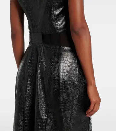Junya Watanabe Snake-effect midi dress | Thumbnail 5 Junya Watanabe Snake-effect midi dress | Thumbnail 5