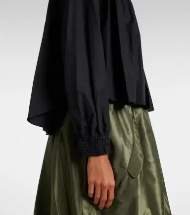 Noir Kei Ninomiya Shirred cotton shirt | Thumbnail 6
