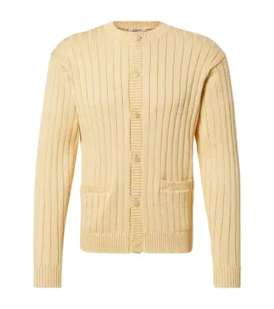 Auralee Ribbed-knit cotton cardigan | Thumbnail 1