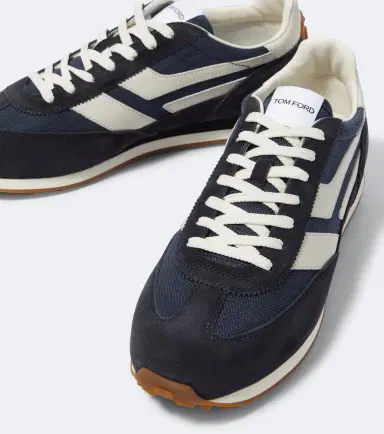 Tom Ford Mick suede-trimmed sneakers | Thumbnail 6 Tom Ford Mick suede-trimmed sneakers | Thumbnail 6