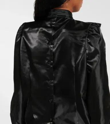 Noir Kei Ninomiya Tie-neck satin shirt | Thumbnail 2