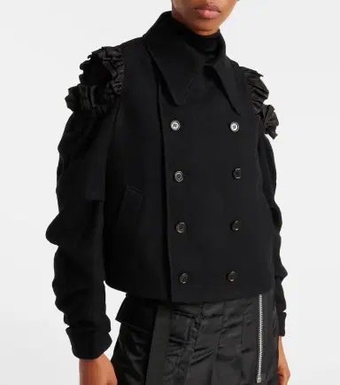 Noir Kei Ninomiya Cutout wool jacket | Thumbnail 2