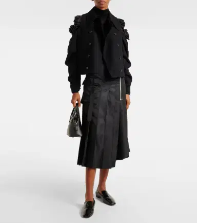 Noir Kei Ninomiya Cutout wool jacket | Thumbnail 3