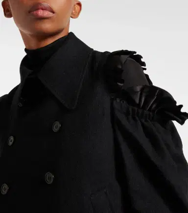 Noir Kei Ninomiya Cutout wool jacket | Thumbnail 4