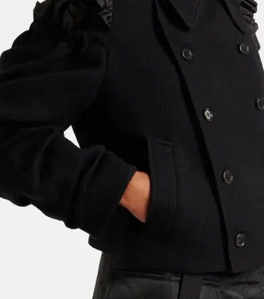 Noir Kei Ninomiya Cutout wool jacket | Thumbnail 6