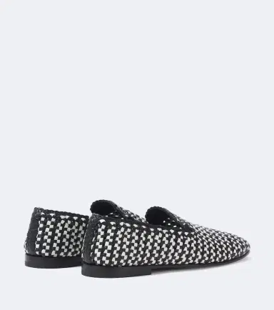 Dolce & Gabbana Woven leather slip-on shoes | Thumbnail 2