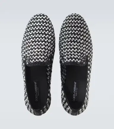 Dolce & Gabbana Woven leather slip-on shoes | Thumbnail 5