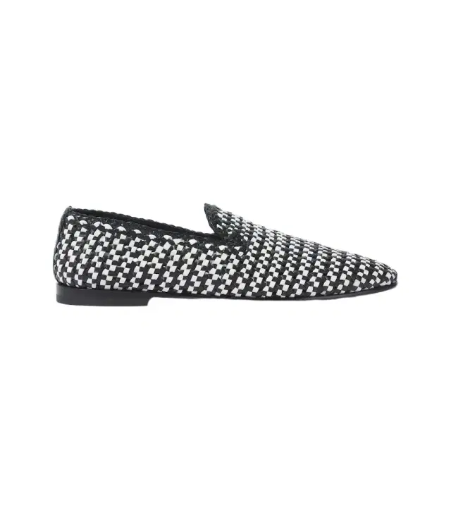 Dolce & Gabbana Woven leather slip-on shoes