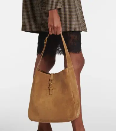 Saint Laurent Le 5 à 7 Supple Large suede shoulder bag | Thumbnail 5 Saint Laurent Le 5 à 7 Supple Large suede shoulder bag | Thumbnail 5