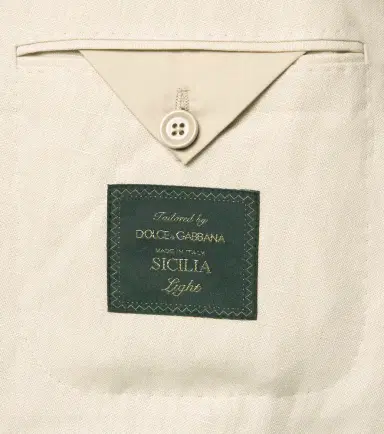 Dolce & Gabbana Double-breasted linen blazer | Thumbnail 2