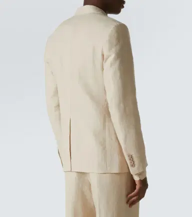 Dolce & Gabbana Double-breasted linen blazer | Thumbnail 3