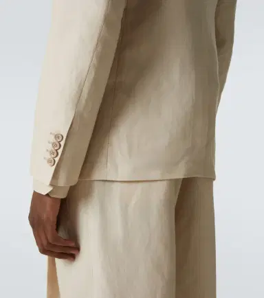 Dolce & Gabbana Double-breasted linen blazer | Thumbnail 4