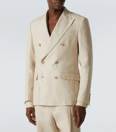Dolce & Gabbana Double-breasted linen blazer | Thumbnail 7