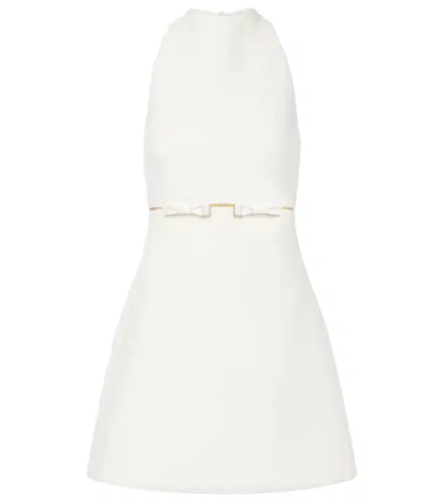 Safiyaa Bridal Jalie bow-detail crêpe minidress
