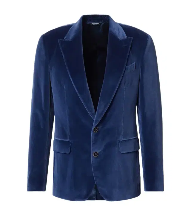 Dolce & Gabbana Cotton velvet blazer
