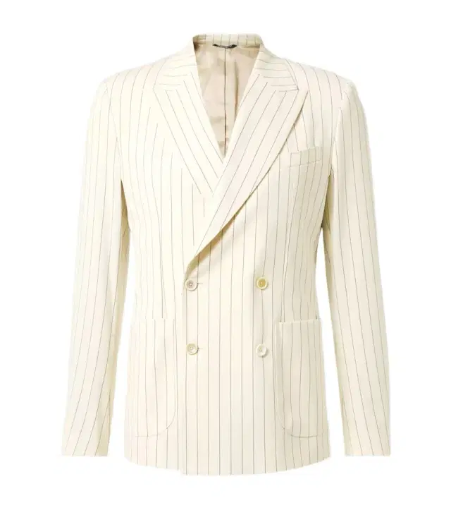 Dolce & Gabbana Striped cotton-blend blazer