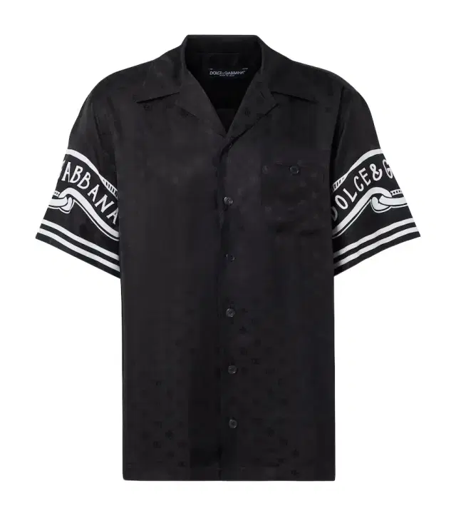Dolce & Gabbana Printed silk twill shirt